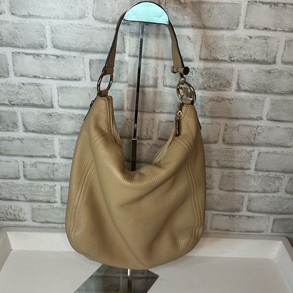 Michael Kors Tan Leather Hobo Bag - Picture 1 of 6